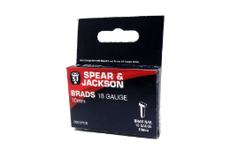 SPEAR & JACKSON Brad Nails 10mm 18 Gauge
Box 2000